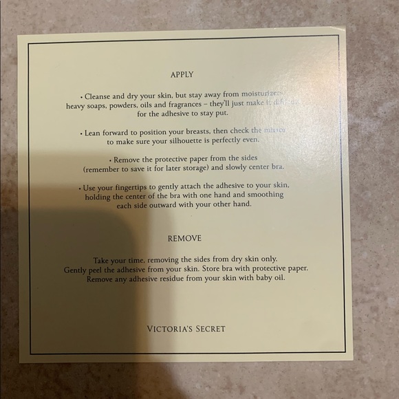 Victoria’s Secret Style Secrets Adhesive Strapless Push-Up Bra, Nude, Size D - Picture 5 of 6